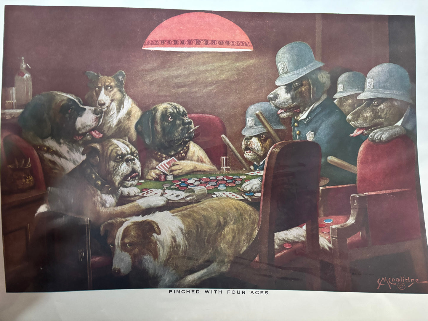 Dogs Playing Poker Print #3