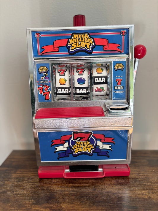 2001 Mega Million Slot Machine Bank Toy